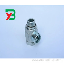 Connector for hydraulic oil pipe